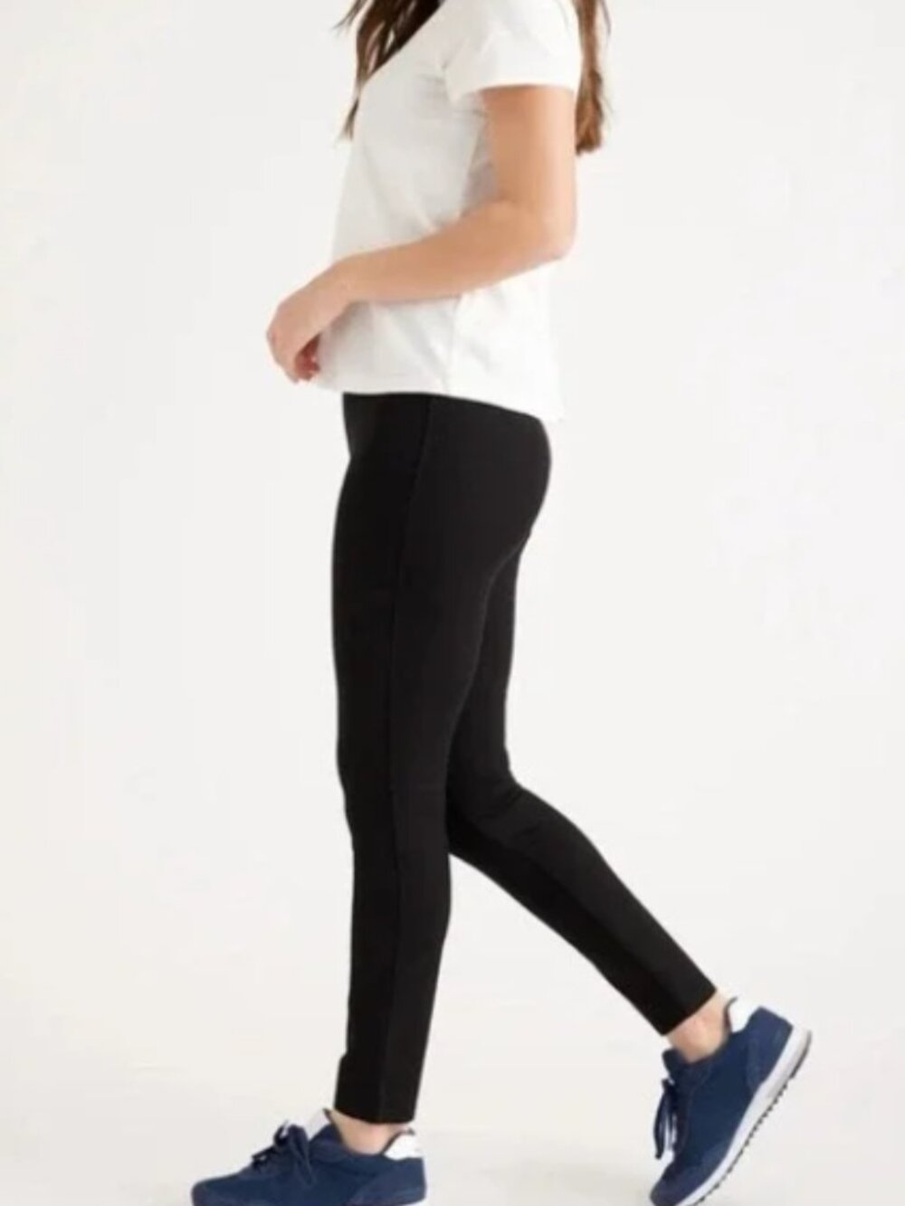 NWT‎ Quince Ultra Stretch Ponte Skinny Pants - Black Size SMALL